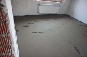 цементная стяжка на теплый пол