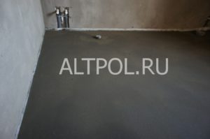 Стяжка пола цена метр материалом Ленинский район
